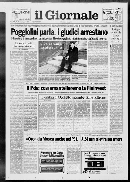 Il giornale : quotidiano del mattino